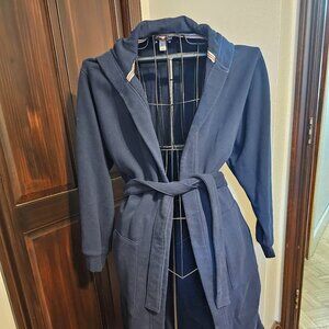 Mens Lands End Hooded Bath Robe, M